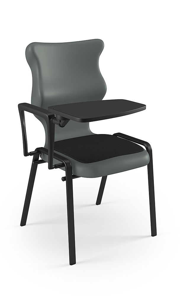 Dobre krzesło ergonomiczne Student Plus Soft Entelo szkolne - Szary RAL 7031