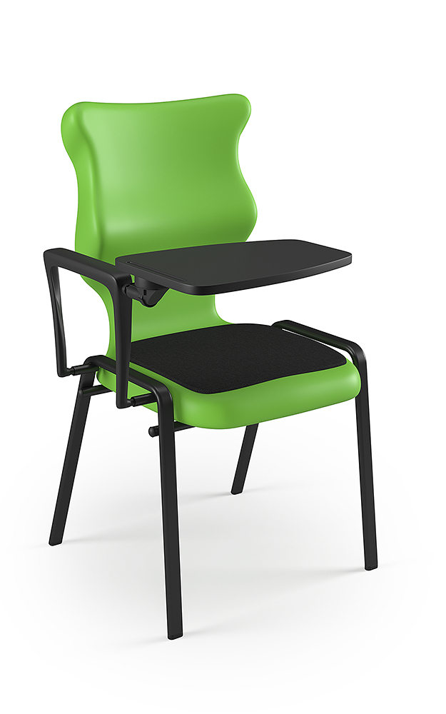 Dobre krzesło ergonomiczne Student Plus Soft Entelo szkolne - Zielony RAL 6018