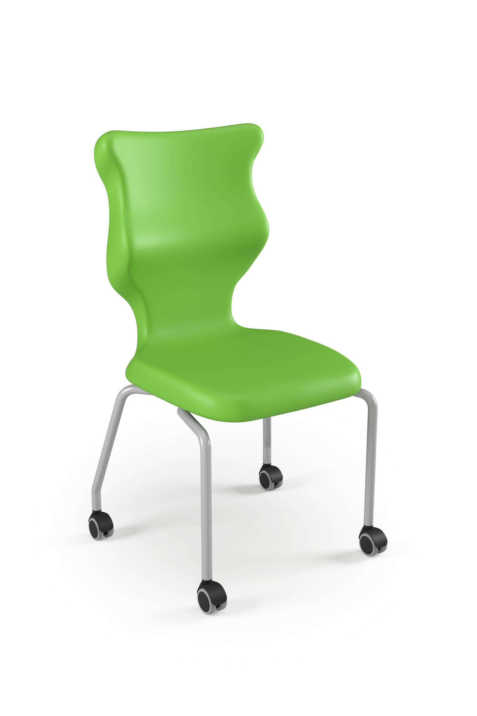 Dobre krzesło ergonomiczne Spider Move Entelo szkolne przedszkolne - Zielony RAL 6018