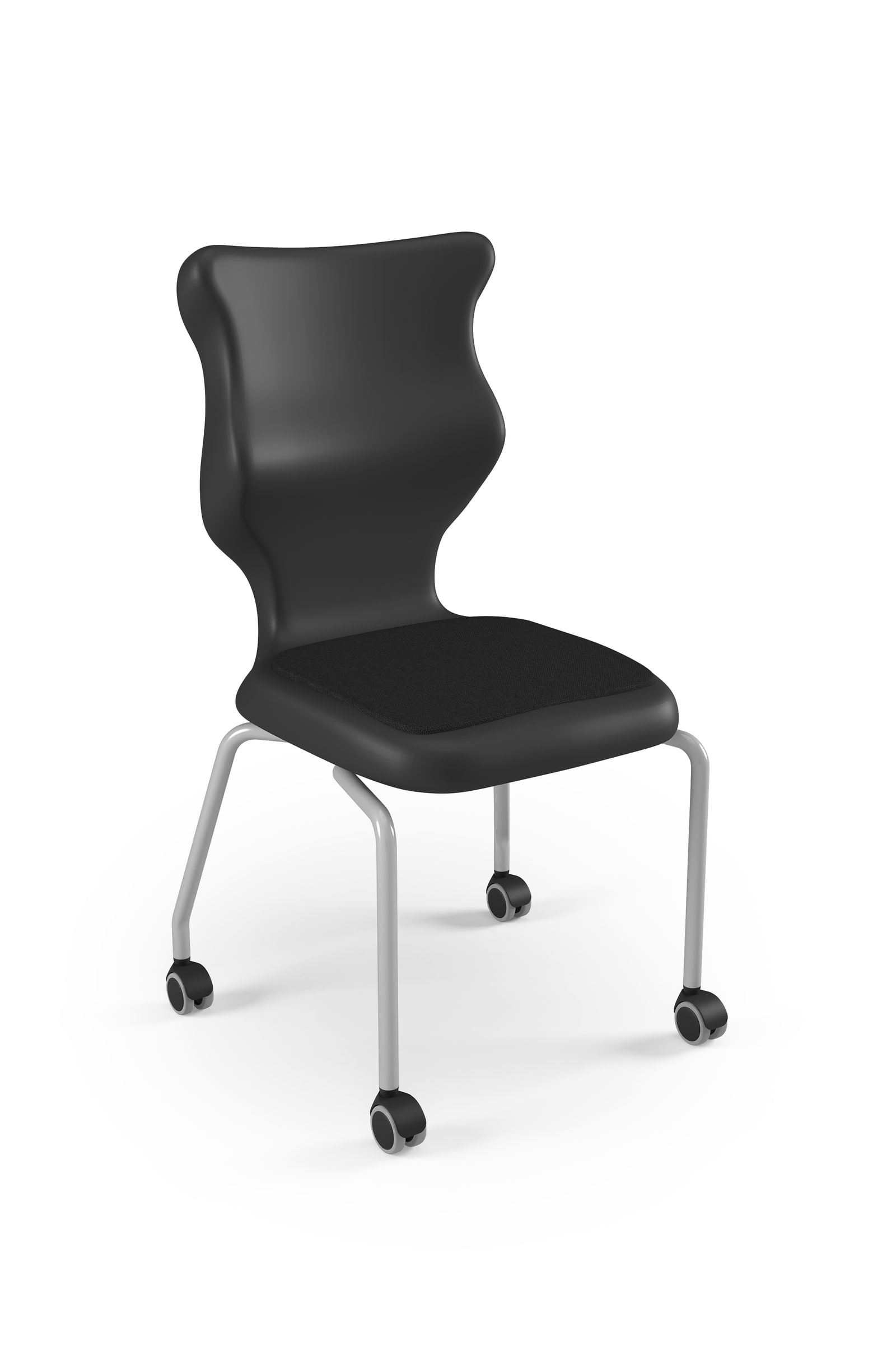 Dobre krzesło ergonomiczne Spider Move Soft Entelo szkolne - Czarny RAL 9005